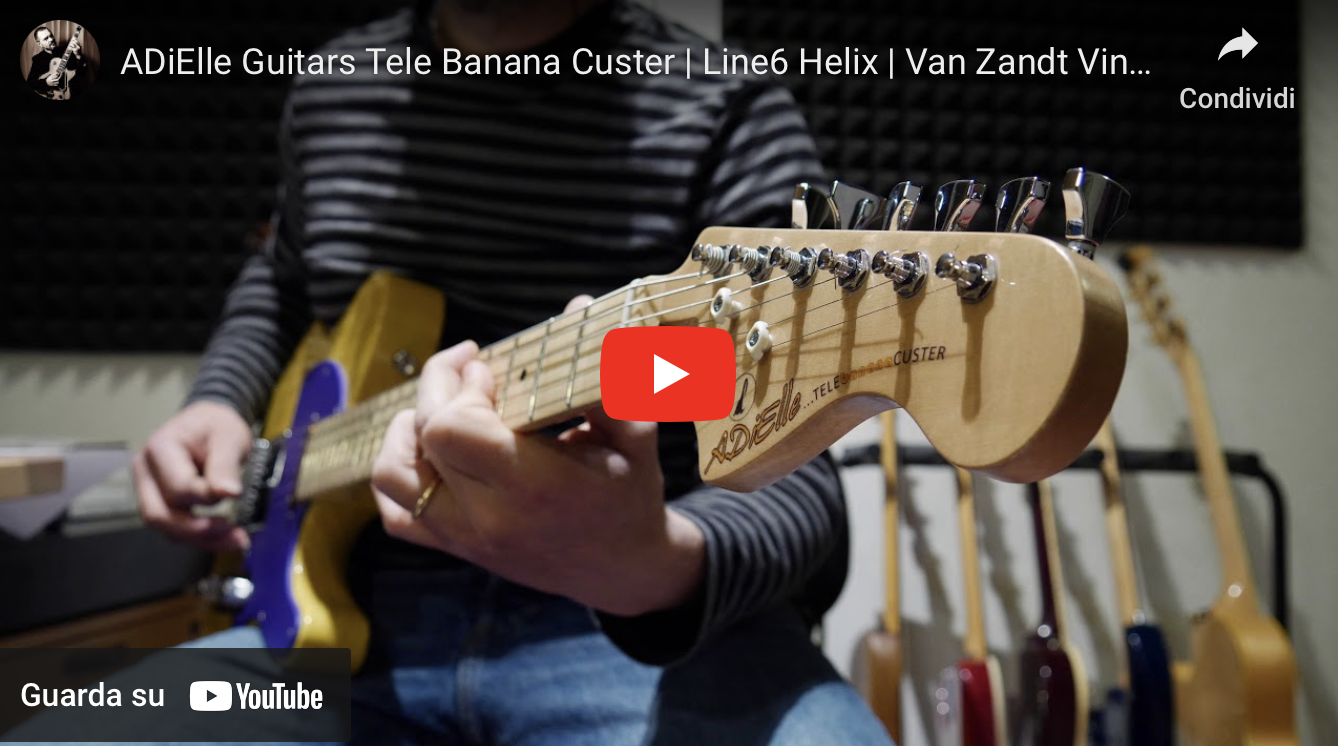 ADiElle Guitars Tele Banana Custer | Line6 Helix | Van Zandt Vintage Plus